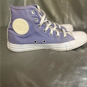 Converse High-Top Sneakers - Purple and White